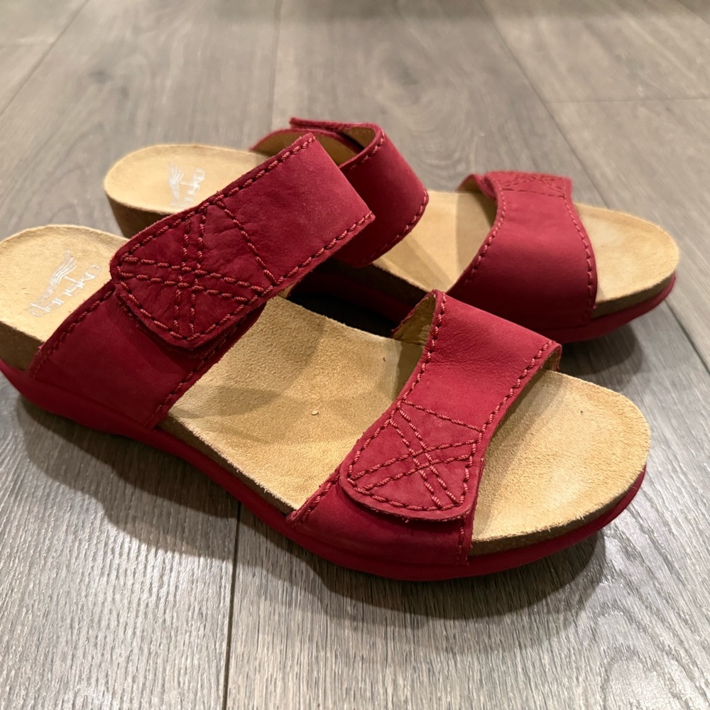 Pink Dansko Slip on Women's Sandals